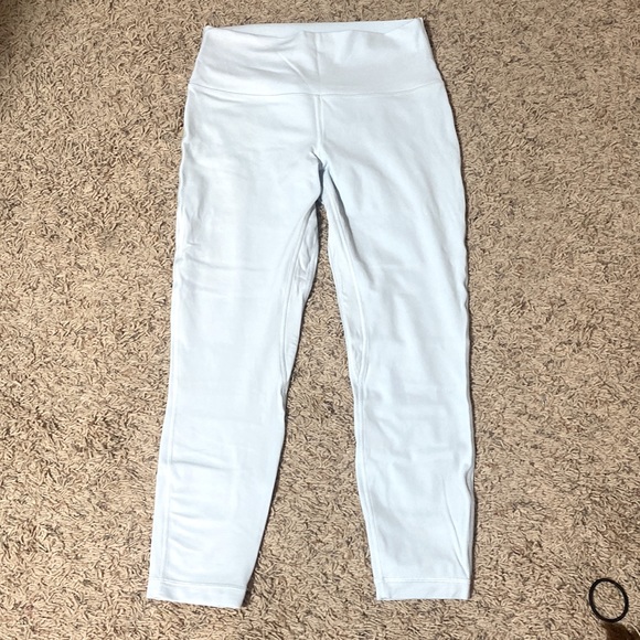 This is the lulu align leggings in a light blue size 10 - Picture 2 of 5